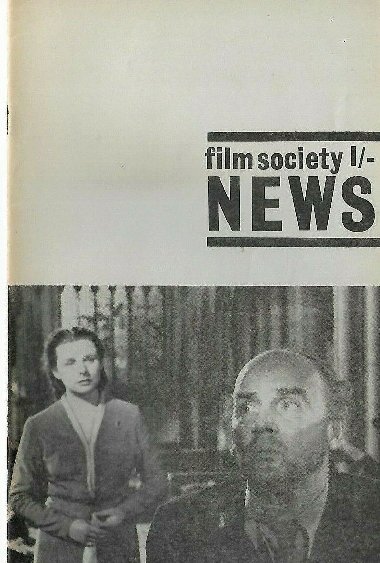 FILM NEWS BFOFS magazine side cover Issue 11 Spring 1962
