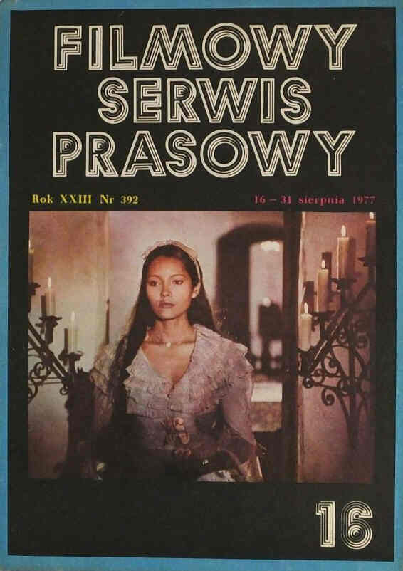 FILMOWY SERWIS PRASOWY magazine side cover Issue 392 16 August 1977