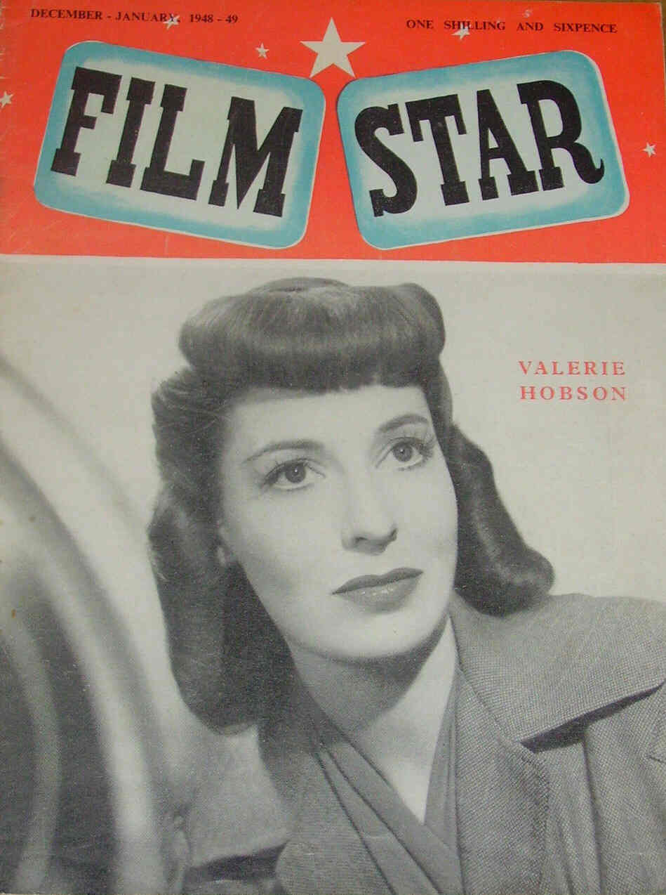 FILM STAR (UK) magazine side cover December 1947