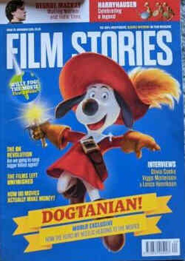 FILM STORIES (UK) magazine side cover Issue 20  November 2020