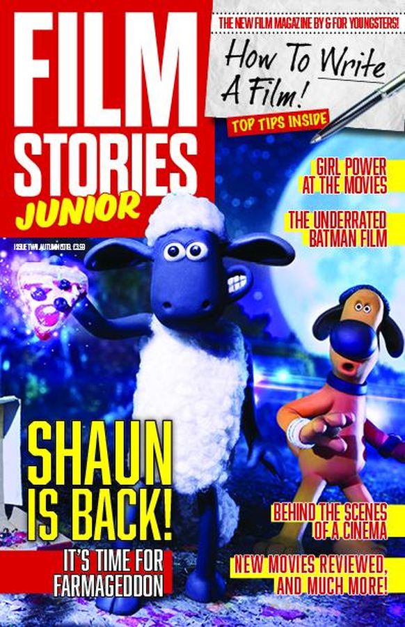 FILM STORIES JUNIOR magazine side cover Issue 2 Autumn/Winter 2019