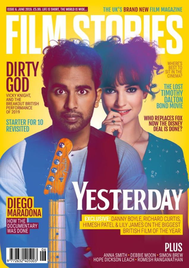 FILM STORIES (UK) magazine side cover Issue 6  June 2019