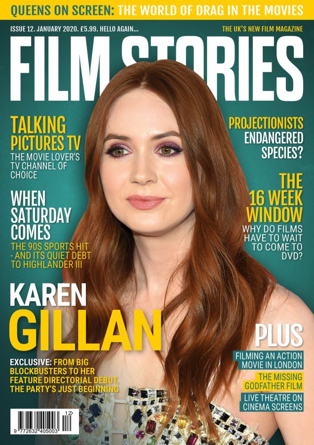 FILM STORIES (UK) magazine side cover Issue 12  January 2020