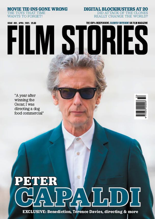 FILM STORIES (UK) magazine side cover Issue 32  April 2022