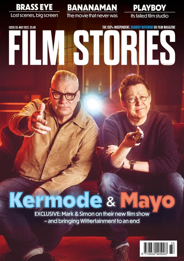 FILM STORIES (UK) magazine side cover Issue 33  May 2022