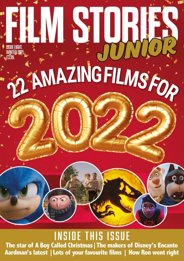 FILM STORIES JUNIOR magazine side cover Issue 8 Winter 2021