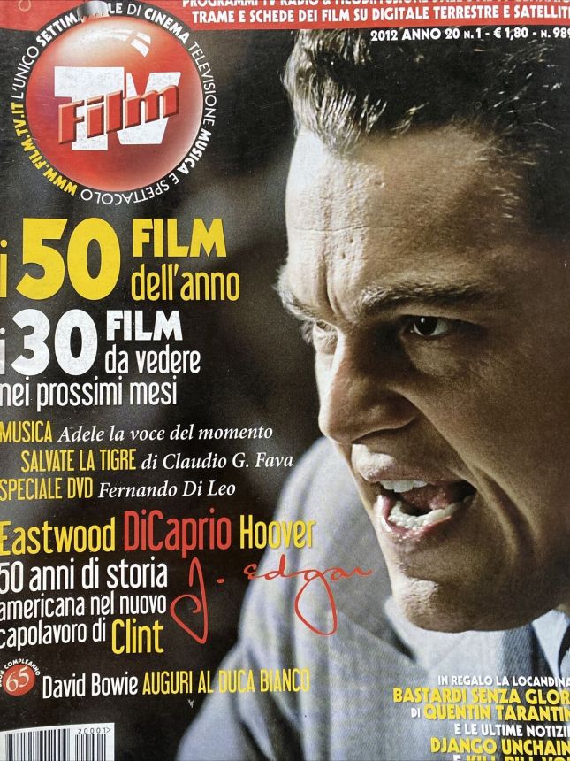FILM TV magazine side cover Issue 1 8 January 2012