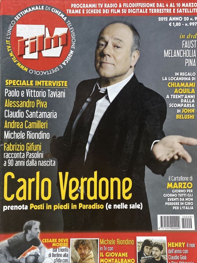 FILM TV magazine side cover Issue 9 4 March 2012
