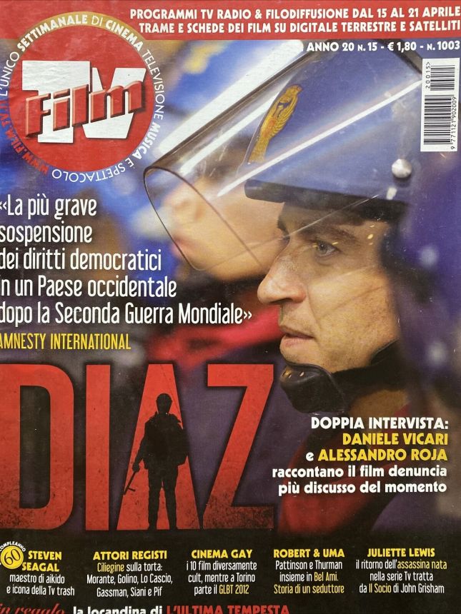 FILM TV magazine side cover Issue 15 15 April 2012