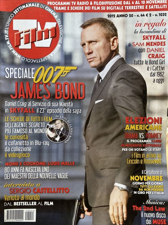 FILM TV magazine side cover Issue 44 4 November 2012
