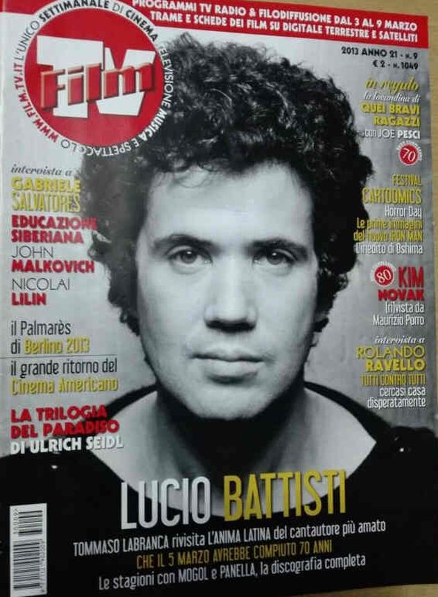 FILM TV magazine side cover Issue 9 3 March 2013