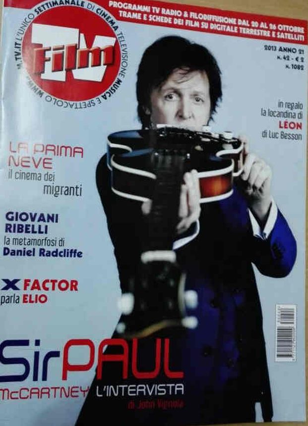 FILM TV magazine side cover Issue 42 20 October 2013
