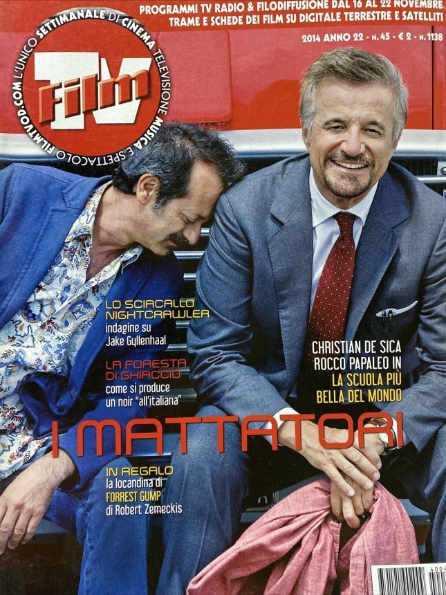 FILM TV magazine side cover Issue 45 16 November 2014