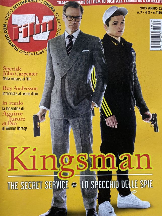 FILM TV magazine side cover Issue 7 22 February 2015