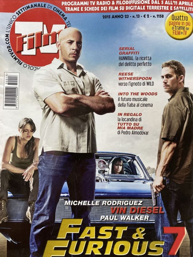 FILM TV magazine side cover Issue 13 5 April 2015