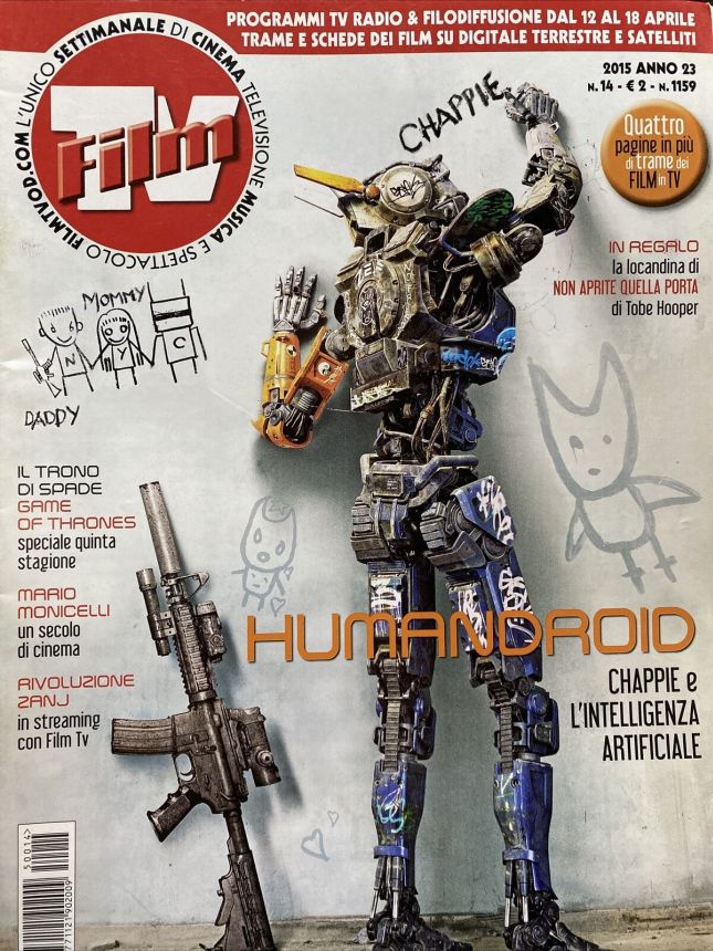 FILM TV magazine side cover Issue 14 12 April 2015