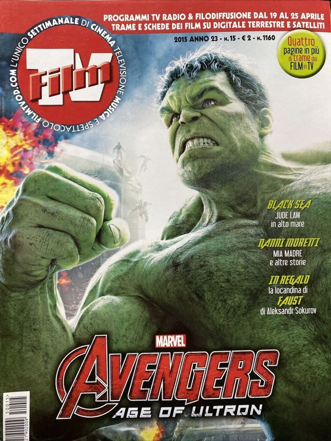FILM TV magazine side cover Issue 15 19 April 2015