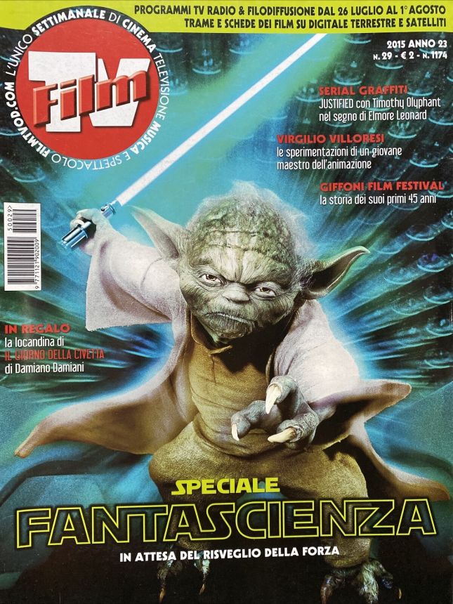 FILM TV magazine side cover Issue 29 26 July 2015