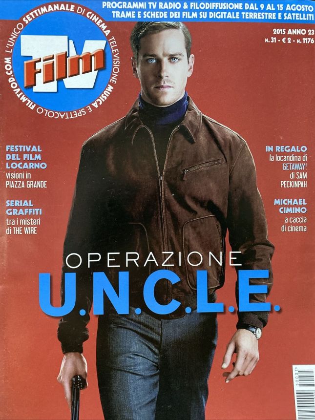FILM TV magazine side cover Issue 31 9 August 2015