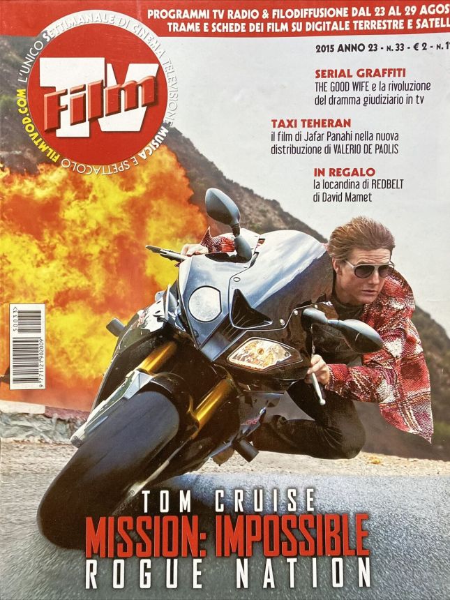 FILM TV magazine side cover Issue 33 23 August 2015