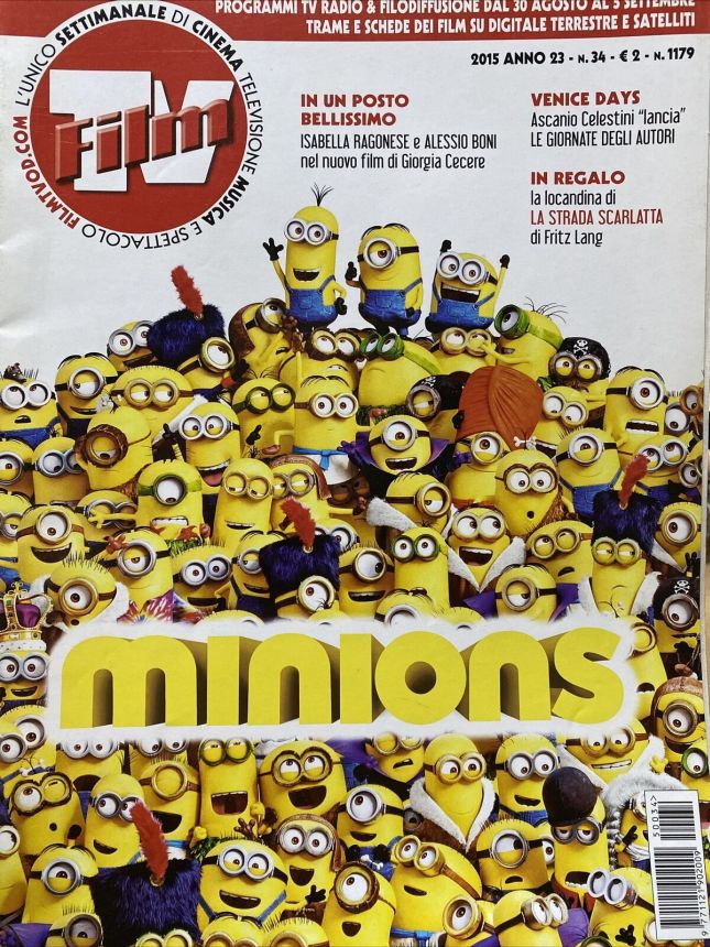 FILM TV magazine side cover Issue 34 30 August 2015