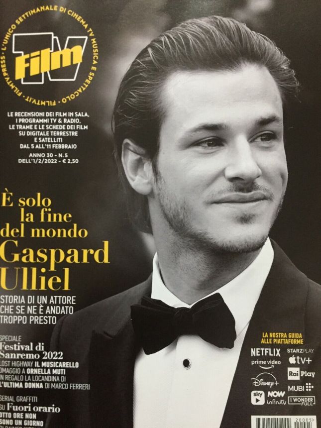 FILM TV magazine side cover Issue 5 5 February 2022
