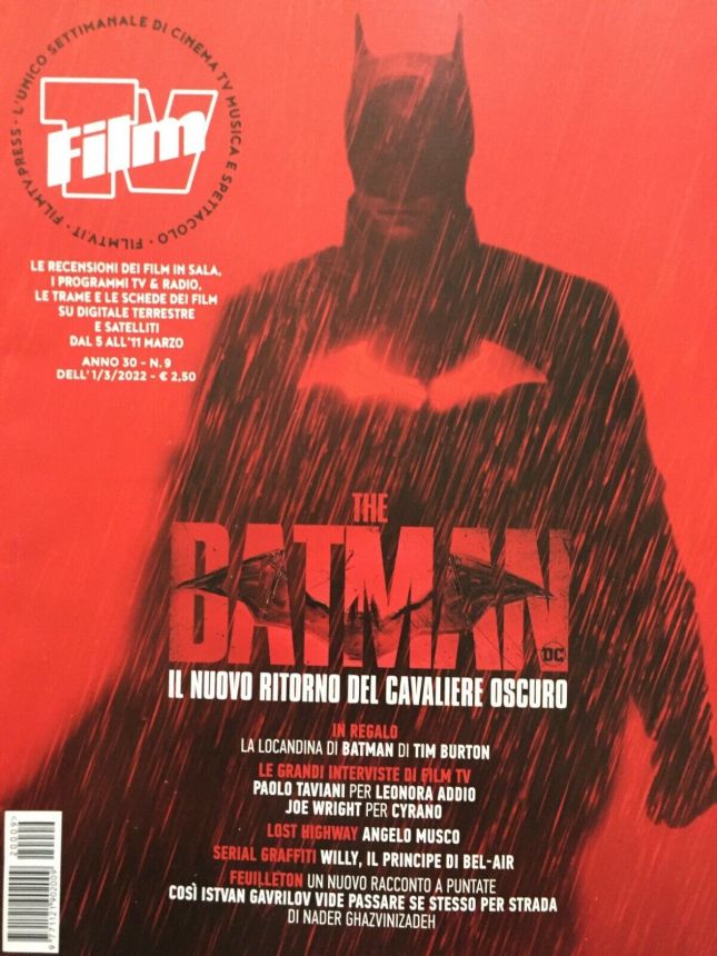 FILM TV magazine side cover Issue 9 5 March 2022