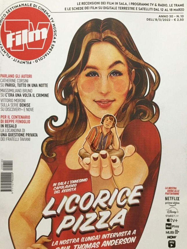 FILM TV magazine side cover Issue 10 12 March 2022