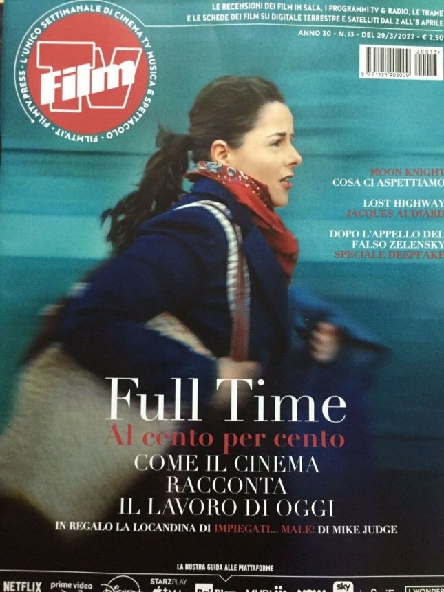 FILM TV magazine side cover Issue 13 2 April 2022