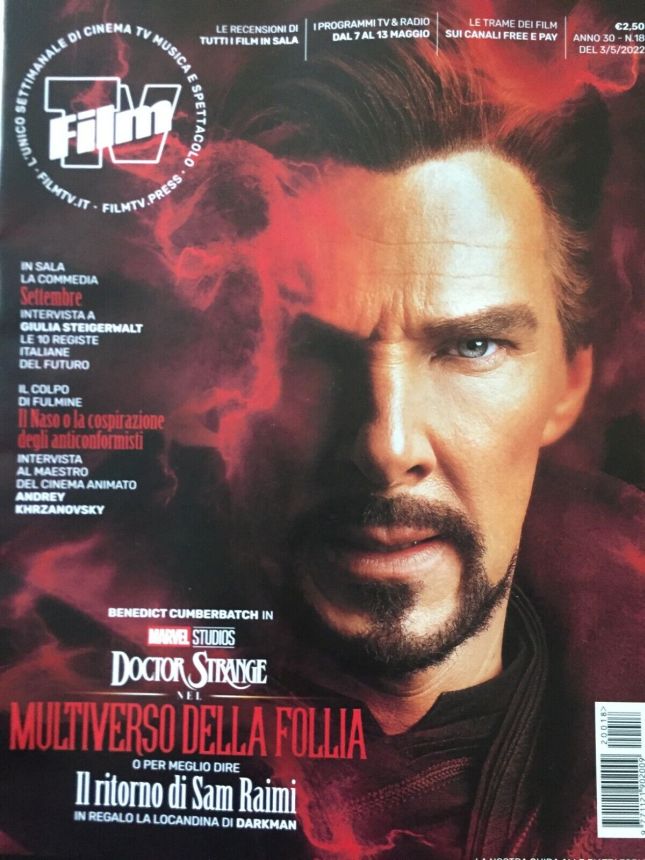 FILM TV magazine side cover Issue 18 7 May 2022