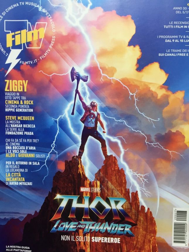 FILM TV magazine side cover Issue 27 9 July 2022