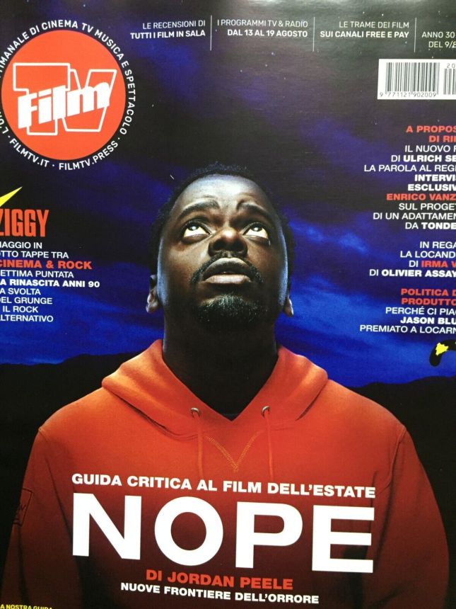 FILM TV magazine side cover Issue 32 13 August 2022