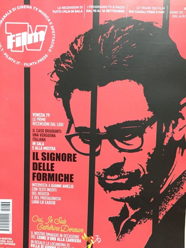 FILM TV magazine side cover Issue 36 10 September 2022