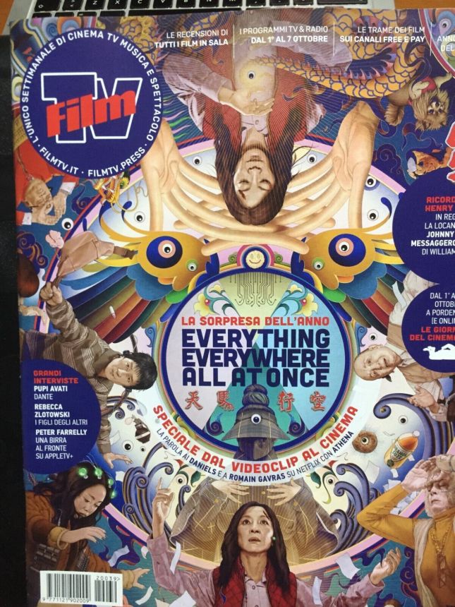 FILM TV magazine side cover Issue 39 1 October 2022