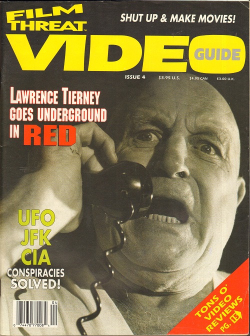 FILM THREAT VIDEO GUIDE magazine side cover Issue 4  1992
