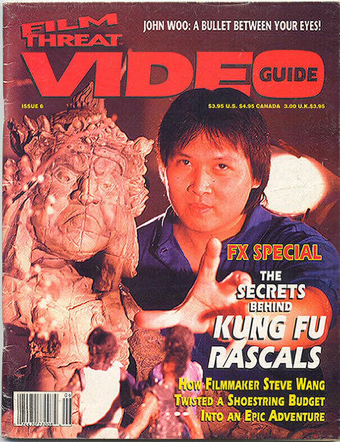 FILM THREAT VIDEO GUIDE magazine side cover Issue 6  1992