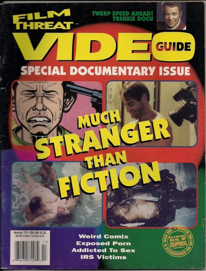 FILM THREAT VIDEO GUIDE magazine side cover Issue 13  1995