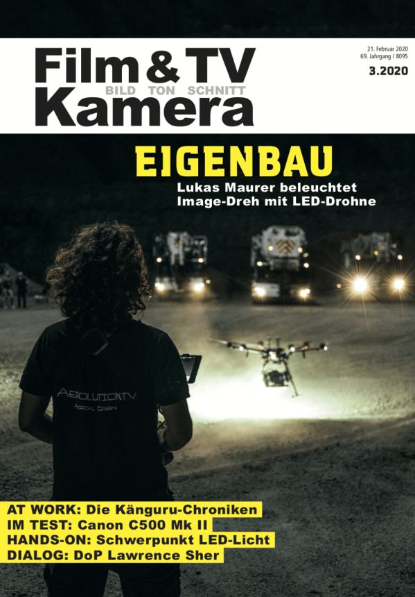 FILM TV KAMERAMANN magazine side cover  March 2020