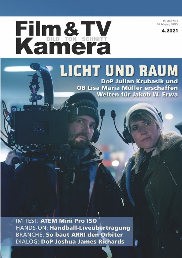 FILM TV KAMERAMANN magazine side cover  April 2021