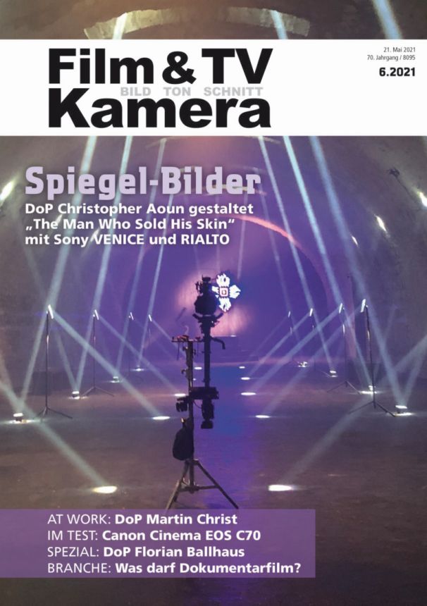 FILM TV KAMERAMANN magazine side cover  June 2021