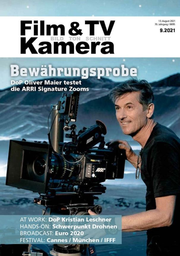 FILM TV KAMERAMANN magazine side cover  September 2021