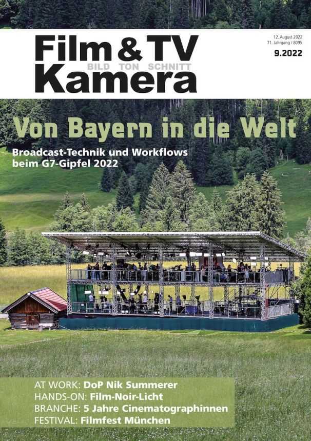 FILM TV KAMERAMANN magazine side cover  September 2022