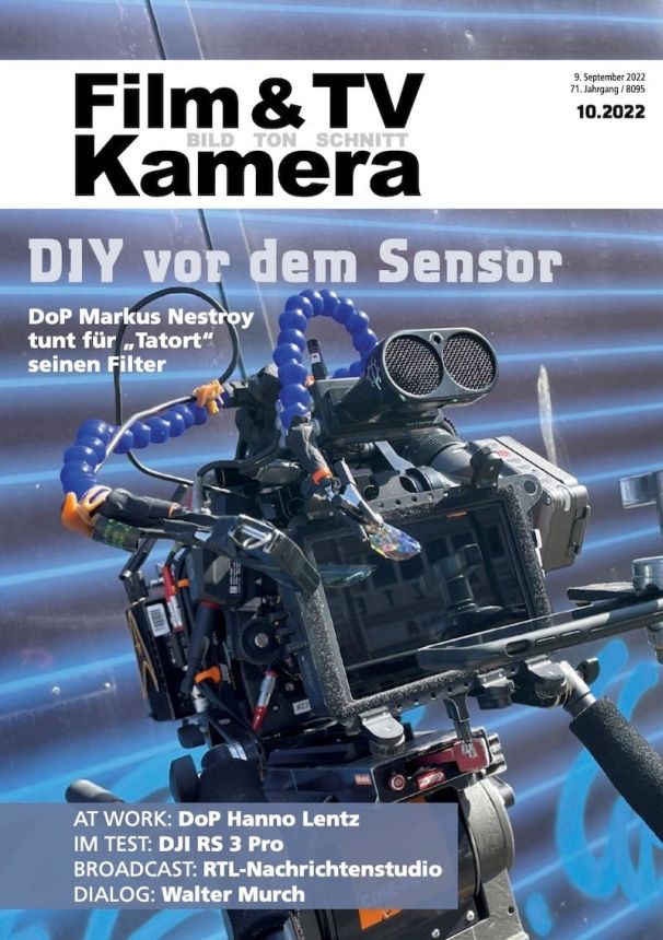 FILM TV KAMERAMANN magazine side cover  October 2022