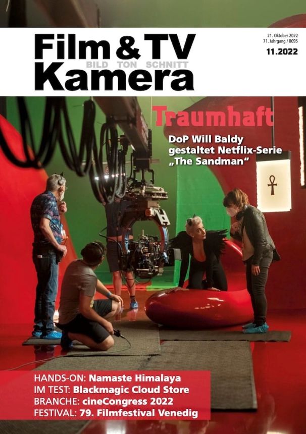 FILM TV KAMERAMANN magazine side cover  November 2022