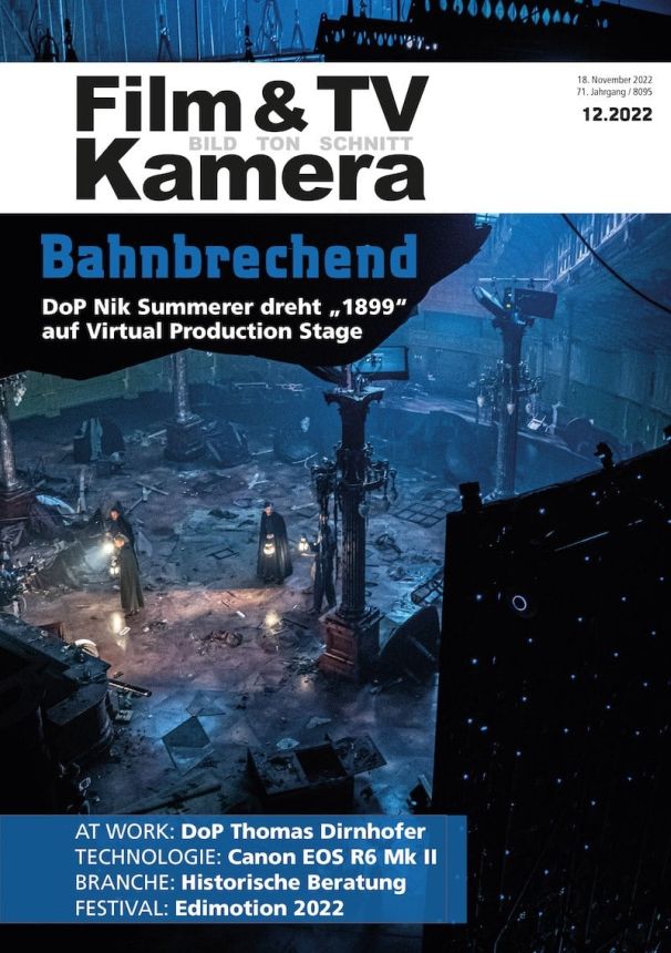 FILM TV KAMERAMANN magazine side cover  December 2022