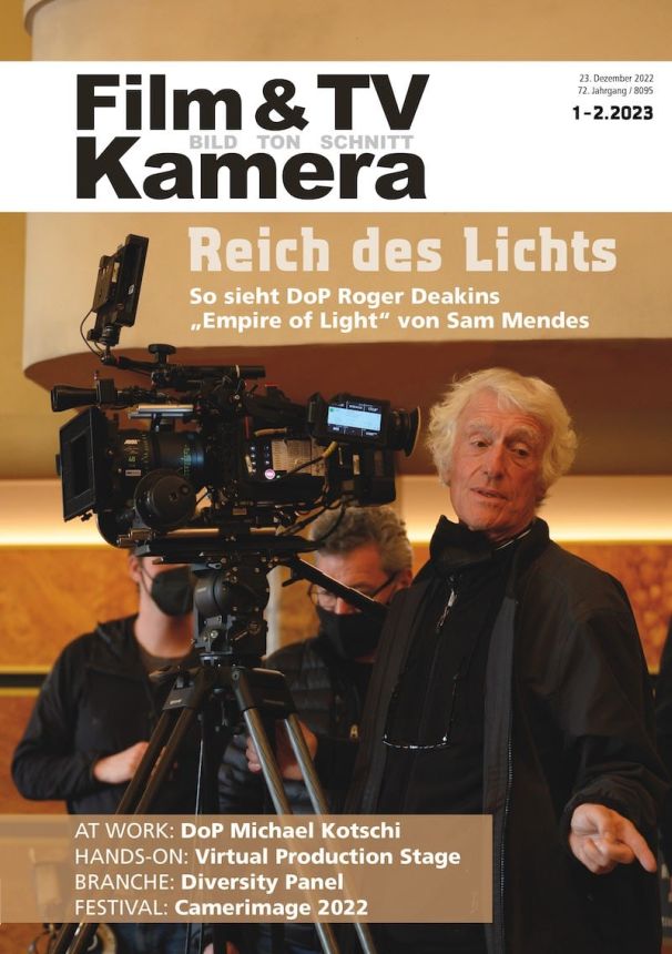 FILM TV KAMERAMANN magazine side cover  January/February 2023