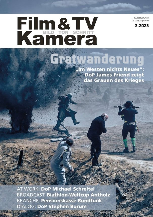 FILM TV KAMERAMANN magazine side cover  March 2023