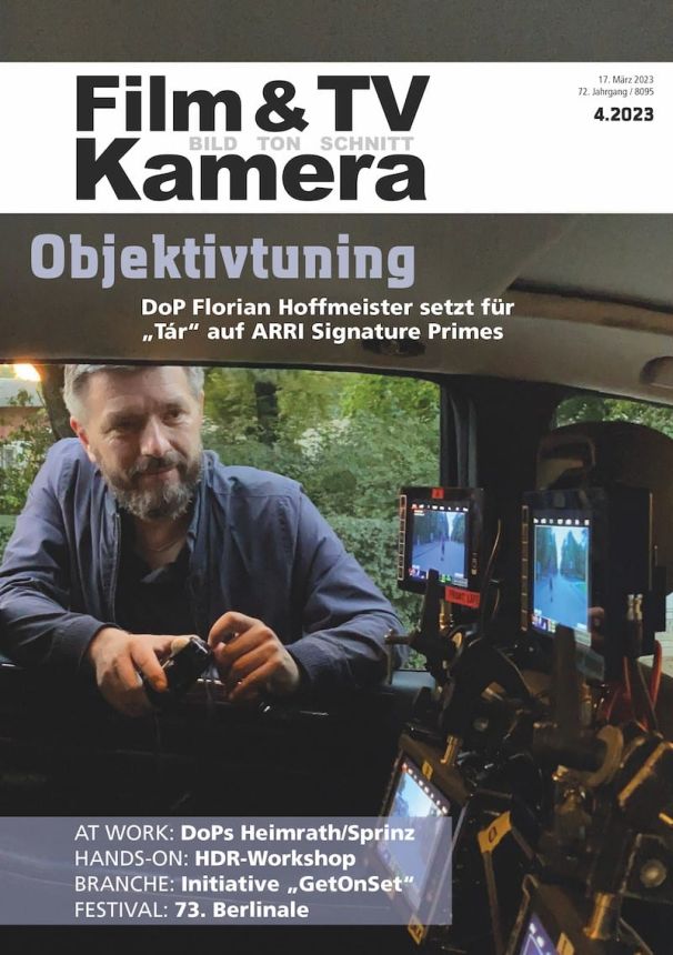 FILM TV KAMERAMANN magazine side cover  April 2023