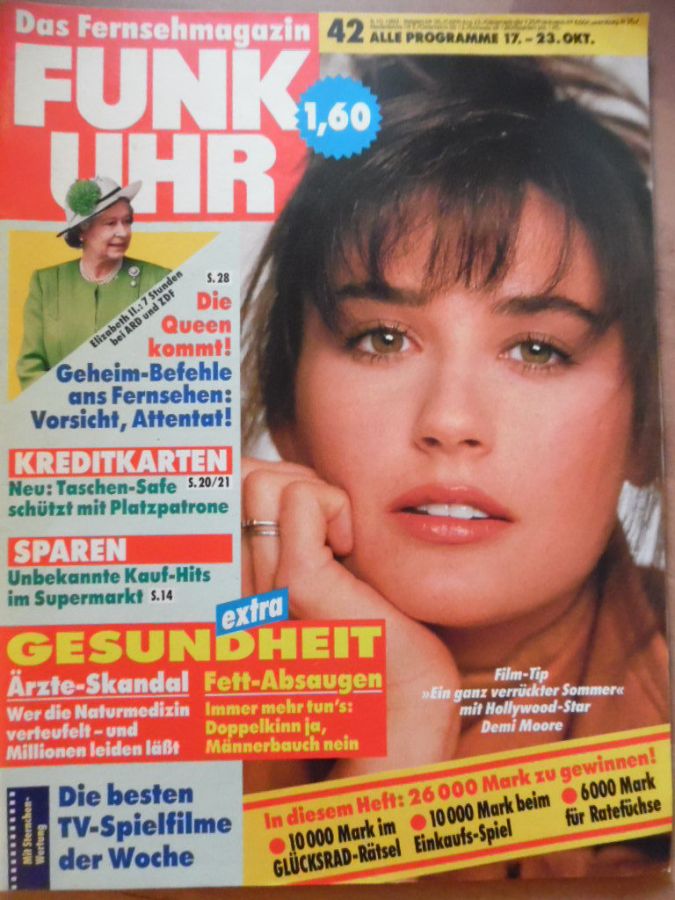 FUNK UHR magazine side cover Issue 42 17 October 1992