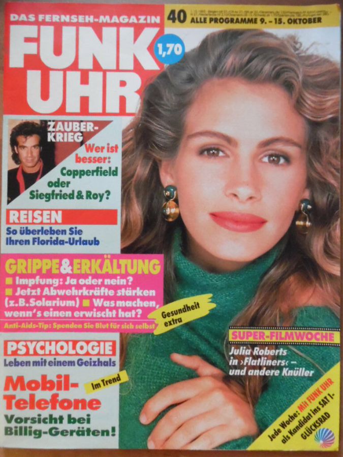 FUNK UHR magazine side cover Issue 40 9 October 1993